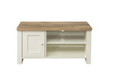 Small TV Unit Cream & Oak