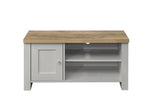 Small TV Unit Grey & Oak