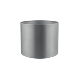 HIL0539 Grey Faux Silk Drum Shade 12Cm