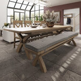 2.5m Cross Legged Dining Table