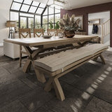 2.5m Cross Legged Dining Table