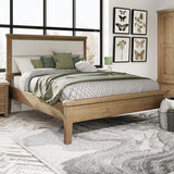 5'0 Bed with Wooden Headboard and Low Footboard Set