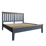 6'0 Bed with Wooden Headboard and Low Footboard Set