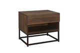 HOS1BSWAL 1 Drawer Bedside Walnut