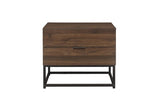 2 Drawer Bedside Walnut