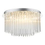 ICI4850 8 Light Glass Tube Flush