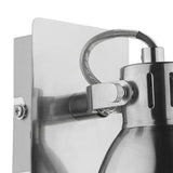 Single Wall Spotlight Natural Chrome