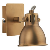IDA0775 Single Wall Spotlight Natural Brass