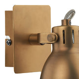Single Wall Spotlight Natural Brass
