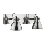 IDA7746 2 Light Wall Spotlight Natural Chrome