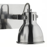 2 Light Wall Spotlight Natural Chrome