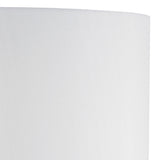 Ivory Faux Silk Oval Shade 44Cm