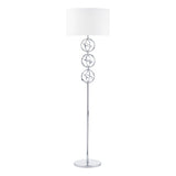 INN4950 Floor Lamp Polished Chrome With Shade