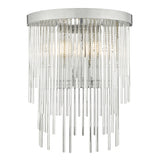 ISL0950 2 Light Wall Light Polished Chrome And Clear Glass