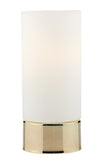 JOT4035 Touch Table Lamp Gold Opal Glass
