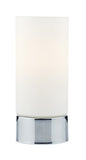 JOT4050 Touch Table Lamp Polished Chrome Opal Glass