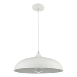 1 Light Single Pendant White