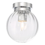 KAV0150 Bathroom Flush Polished Chrome Glass Ip44