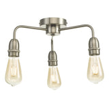 KIE5346 3 Light Flush Satin Chrome