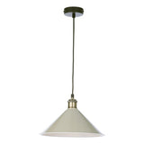 KIN6501 Easy Fit Metal Shade Matt Taupe 30Cm