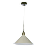 KIN6501 Easy Fit Metal Shade Matt Taupe 30Cm