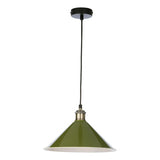 KIN6524 Easy Fit Metal Shade Gloss Green 30Cm
