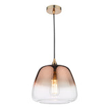 KLA0164 1 Light Pendant Ombre Copper Glass