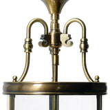 3 Light Lantern Dual Mount Antique Brass