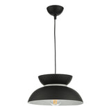 Pendant Matt Black White