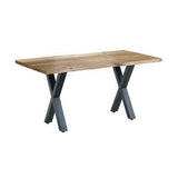 1.6 Dining Table with X Shaped Legs - Natural