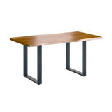 1.6 Dining Table with U Shaped Legs - Russet