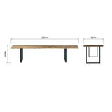 Dining Bench Legs - U Shaped