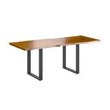 2.0 Dining Table with U Shaped Legs - Russet