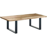 Coffee Table with U Shaped Leg - Natural
