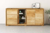 Large Sideboard with LED Light - Natural
