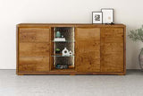 Large Sideboard with LED Light - Russet