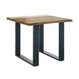 Lamp Table With U Shaped Leg - Natural