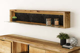 Wall Shelf with LED Light - Natural