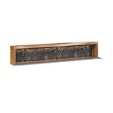 Wall Shelf with LED Light - Russet