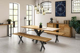2.0 Dining Table with Spider Legs - Natural