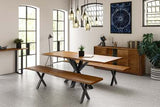 2.0 Dining Table with Spider Legs - Russet