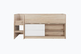 Cabin Bed White & Oak Effect