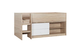 LEYCB3WOAK Cabin Bed White & Oak Effect
