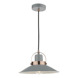 LID0139 1 Light Single Pendant Graphite Copper