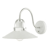 LID072 Wall Light White And Polished Chrome