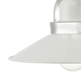 Wall Light White And Polished Chrome