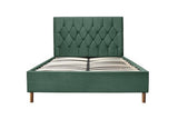 Double Ottoman Bed Green