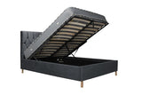 LOXOTB4GRY Small Double Ottoman Bed Grey