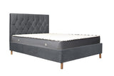 LOXOTB46GRY Double Ottoman Bed Grey