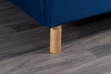 LOXOTB4BLU Small Double Ottoman Bed Blue